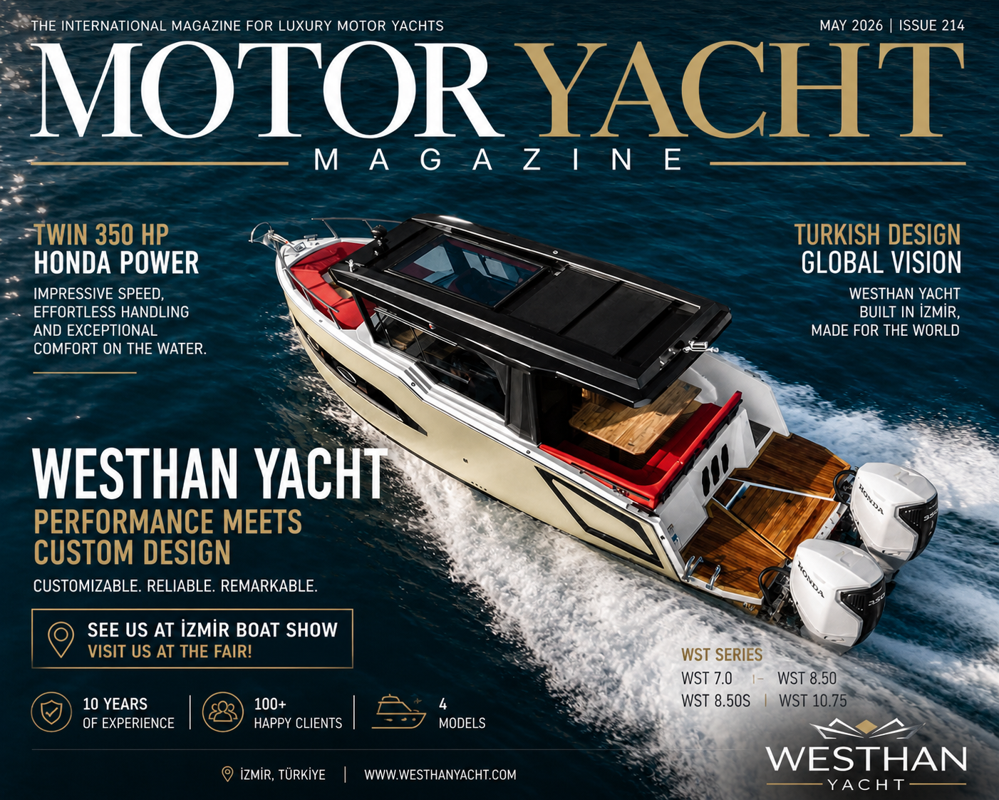 Westhan Yacht | Twin 350 HP Power Meets Custom Design